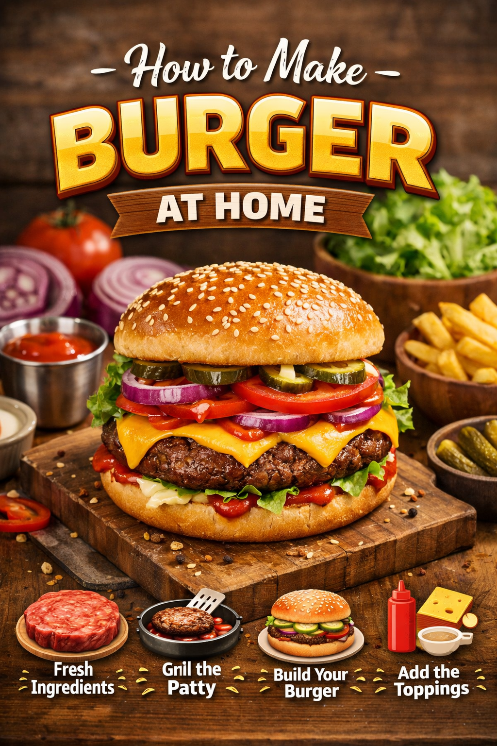 How to make burger at home