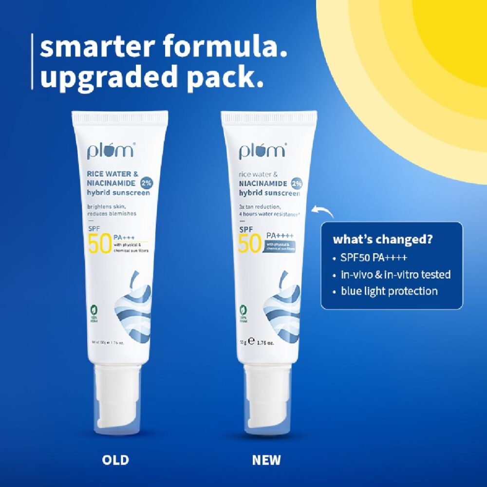 Plum Rice Water Sunscreen SPF 50 PA++++