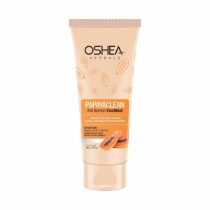 Oshea Herbals Papayaclean Anti Blemishes Face Wash for Women & Men | Removes Impurities & Lightens Blemishes | Boost Hydration & Brightens Skin | Enriched with Vitamin E & Papaya | All Skin Types 100g