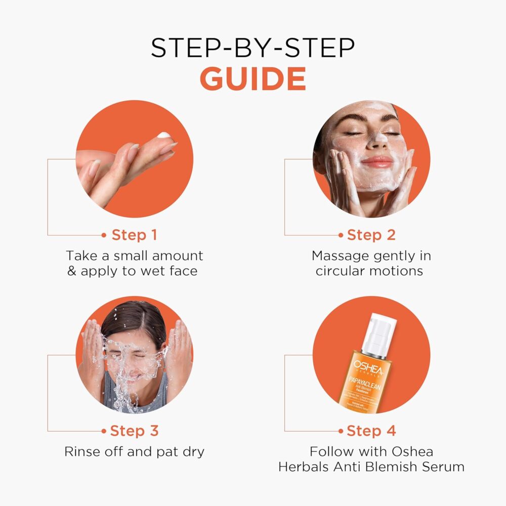 Oshea Herbals Papayaclean Anti Blemishes Face Wash