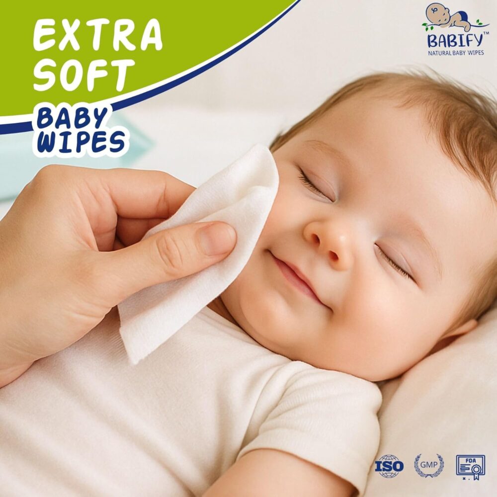 Babify Premium Baby Wipes with Flip-Top Lid
