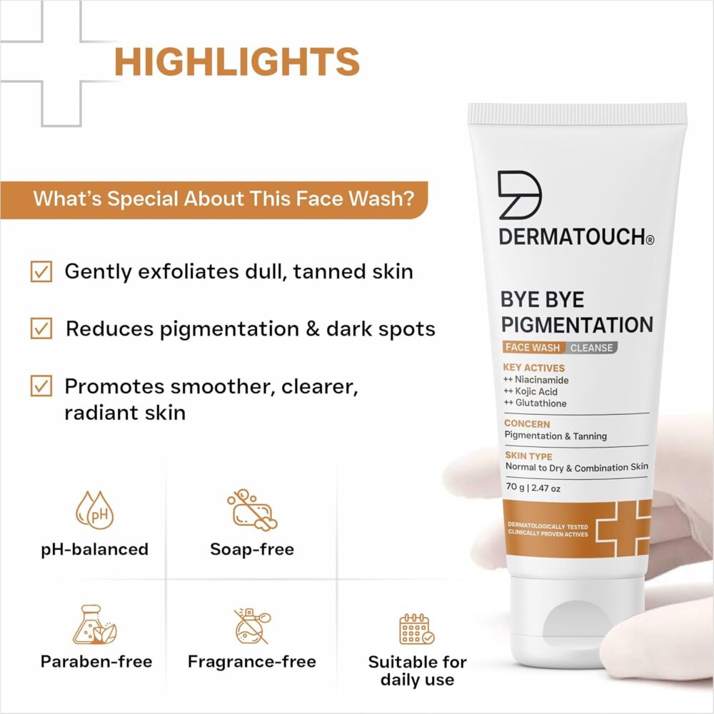 DERMATOUCH Bye Bye Pigmentation Face Wash