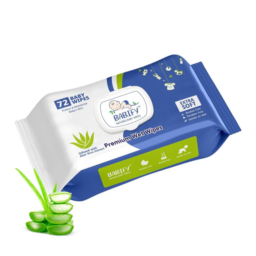Babify Premium Baby Wipes with Flip-Top Lid