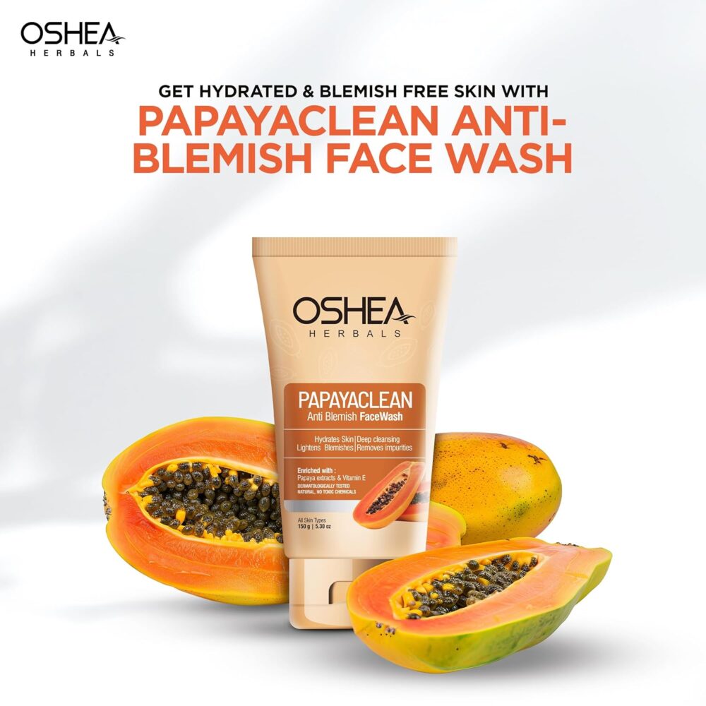 Oshea Herbals Papayaclean Anti Blemishes Face Wash